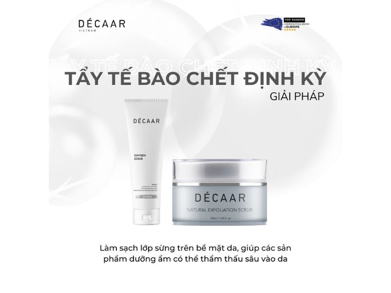 Sản phẩm tẩy da chết của Décaar